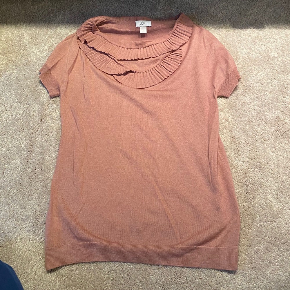 LOFT Short Sleeve Sweater